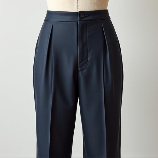 美しいシルエットのテーラードトラウザー